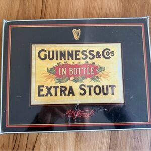 Set of Six (6) cork placemats Guinness ad design